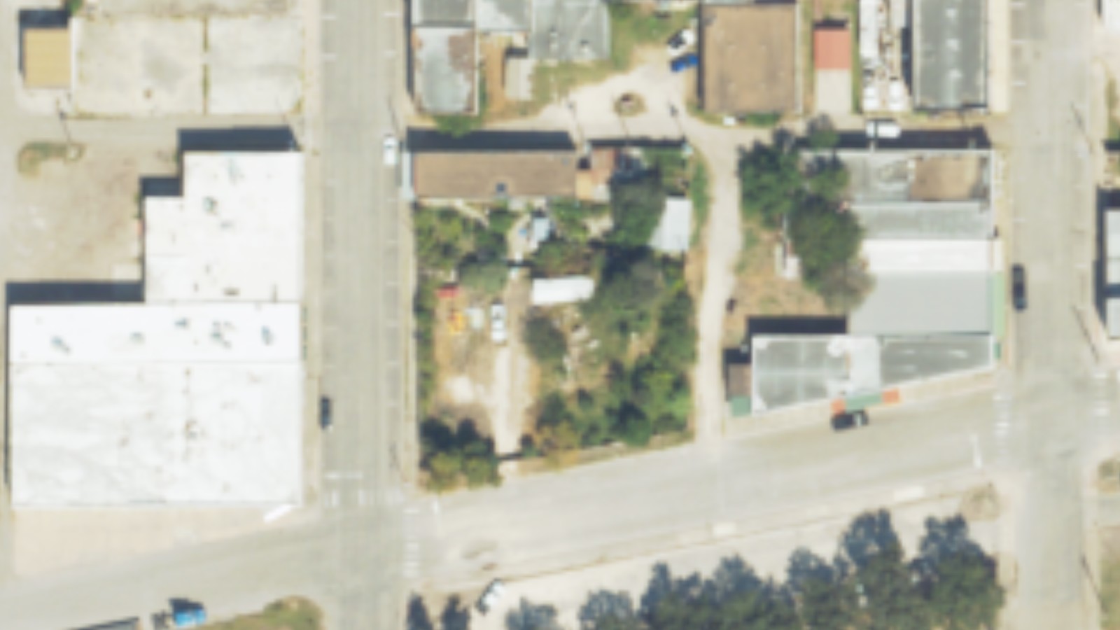 2024 aerial view of the planted 62 S. King parcel